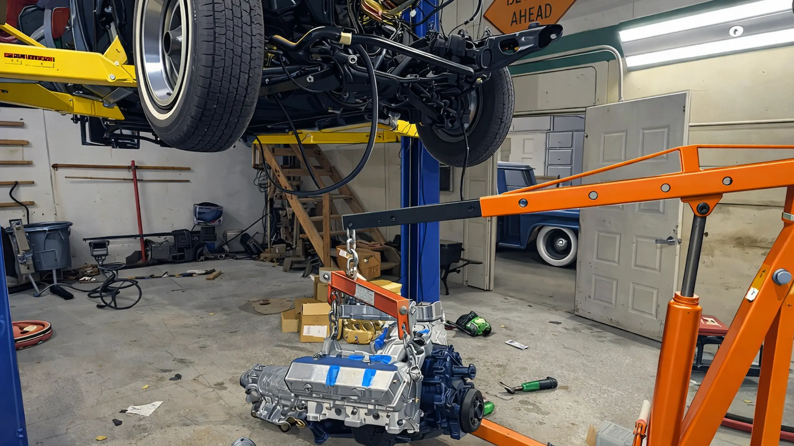 Classic car assembly